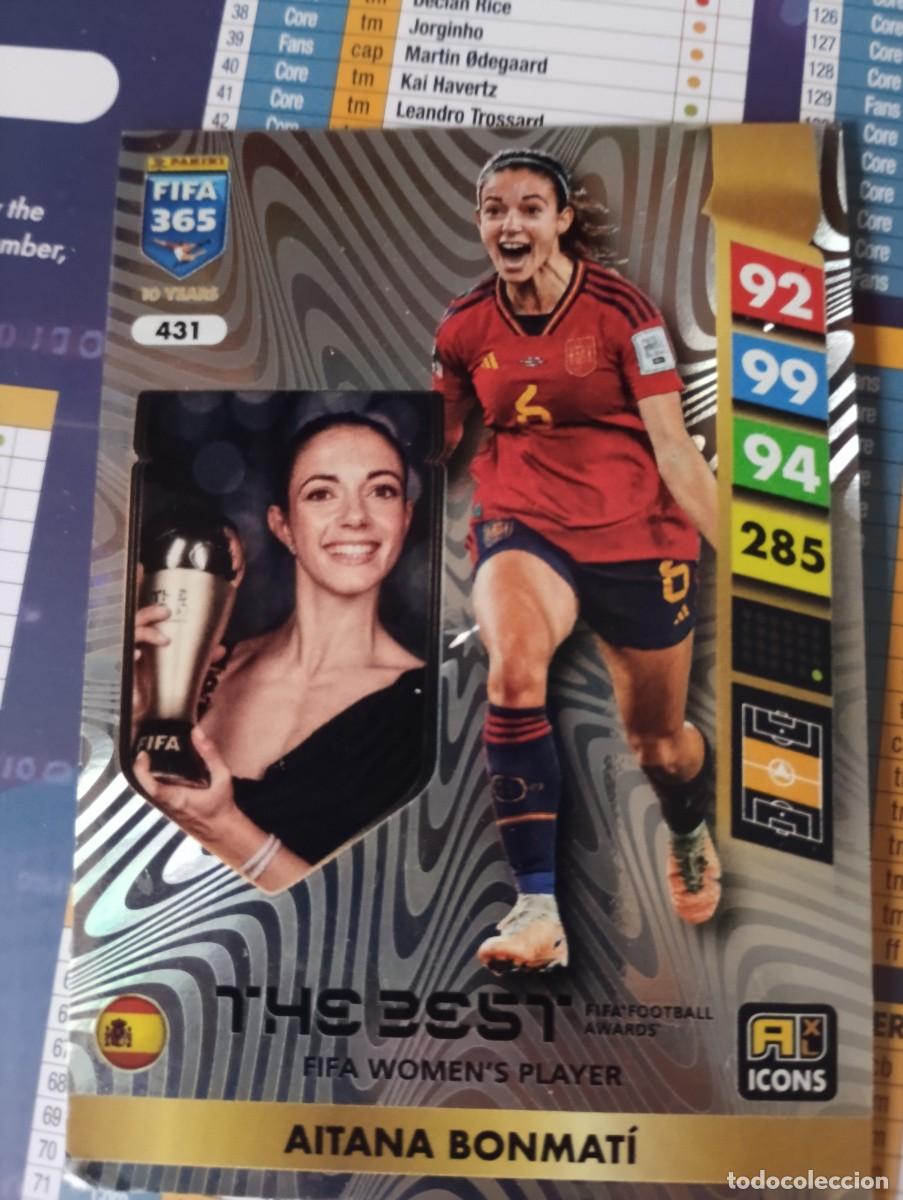 Fu&szlig;ball-Sticker: FIFA 365 ADRENALYN 2024 2025 24 25 ALBUM PANINI LIGA N 431 ESPA&Ntilde;A SPAIN THE BEST AITANA BONMATI