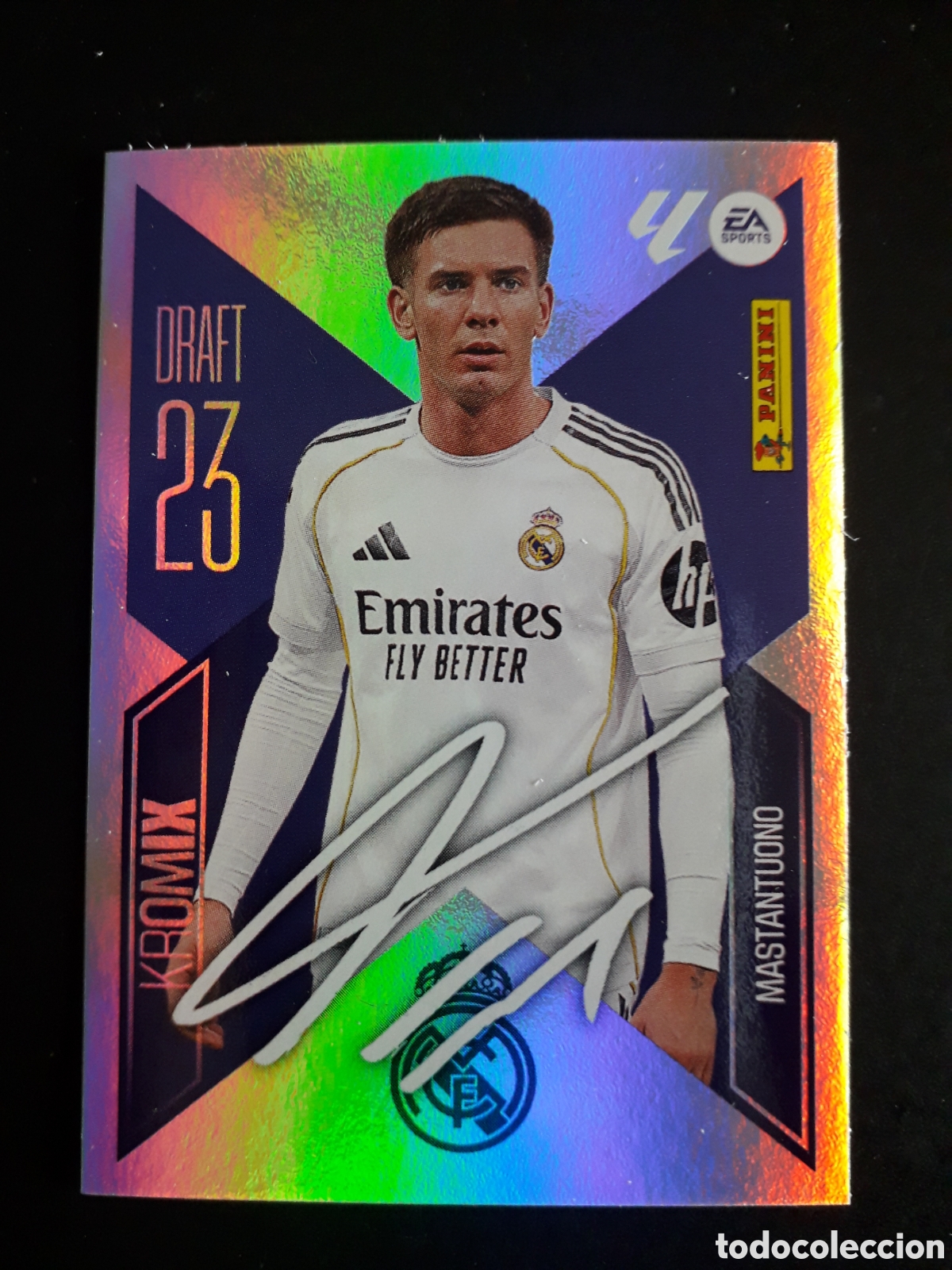 Cromos de f&uacute;tbol: MASTANTUONO REAL MADRID DRAFT 23 KROMIX N&deg; K16 ED ESTE 2026 2027 26 27 SIN PEGAR PEDIDO M&Iacute;NIMO 3&euro;