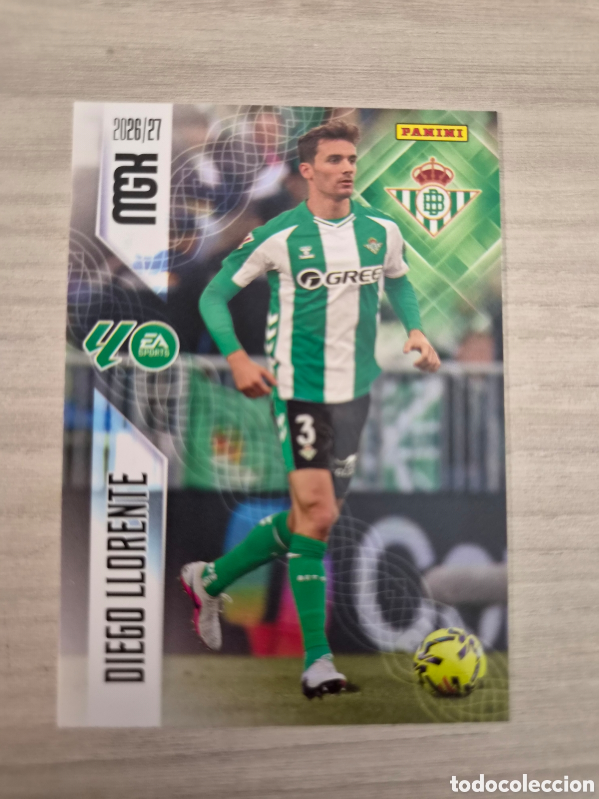 Cromos de f&uacute;tbol: N&deg;96 Betis Diego Llorente Megacracks 26/27