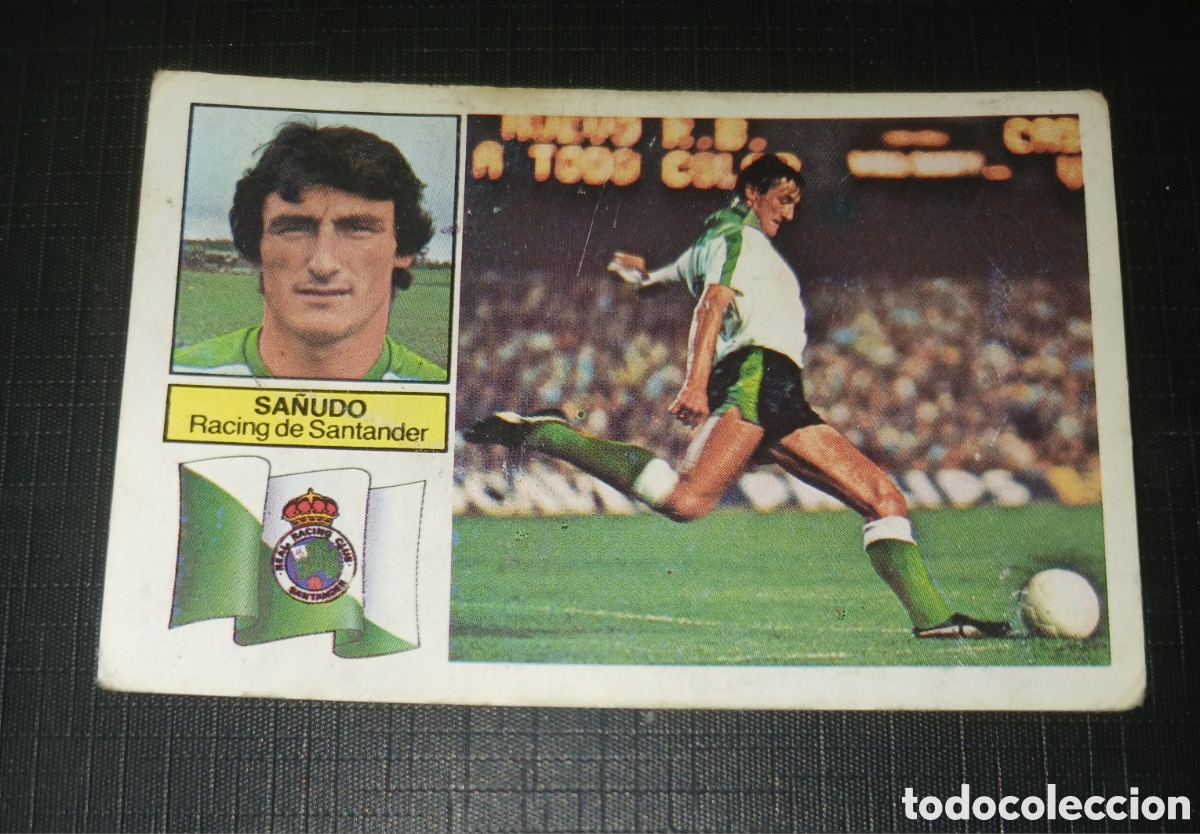 Cromos de f&uacute;tbol: Cromo Sa&ntilde;udo Racing de Santander Ed. Este Liga 1982 1983 82-83 Sin pegar, nunca