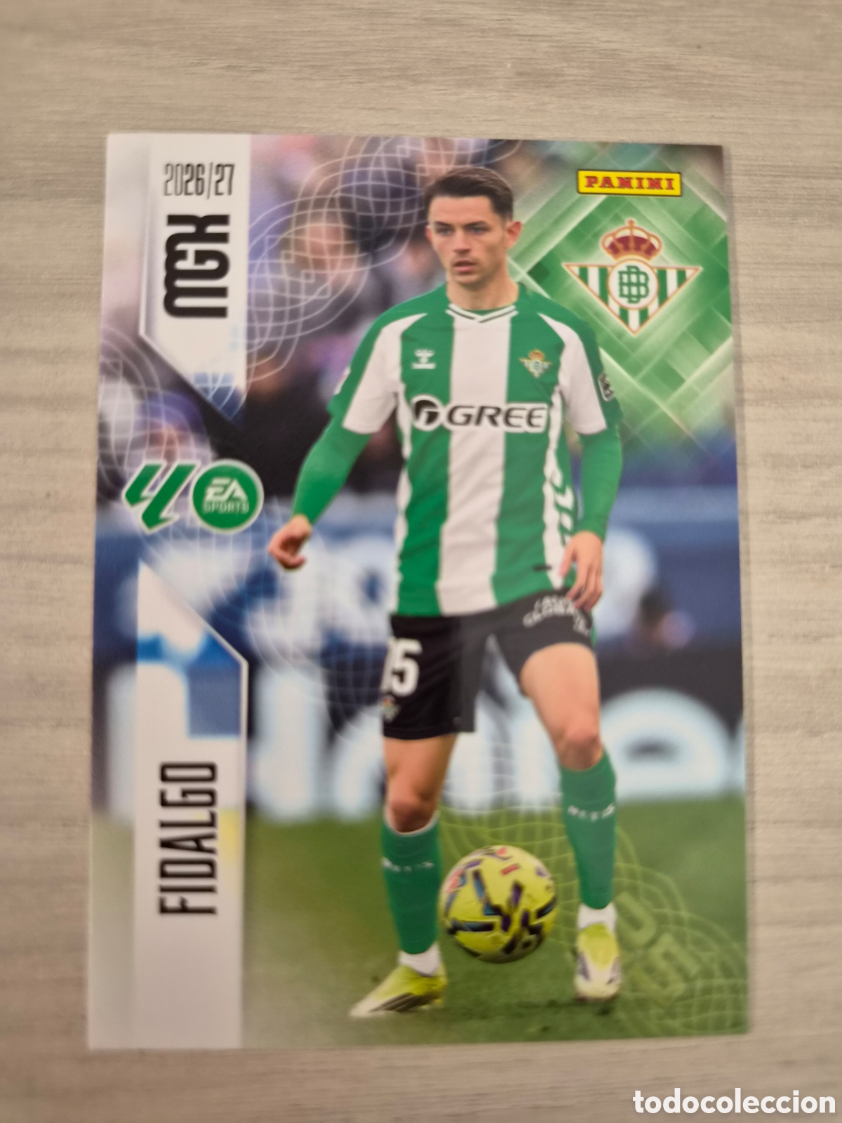 Cromos de f&uacute;tbol: N&deg;101 Betis Fidalgo Megacracks 26/27
