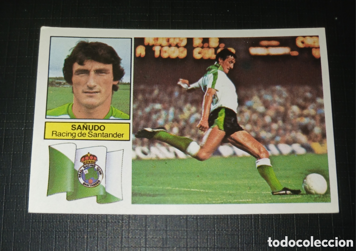 Cromos de f&uacute;tbol: Cromo Sa&ntilde;udo Racing de Santander Ed. Este Liga 1982 1983 82-83 Sin pegar, nunca