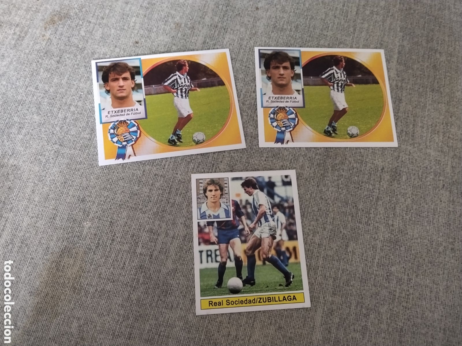 Cromos de Futebol: ED. ESTE ( 3 CROMOS CUSTOM ) REAL SOCIEDAD CF ( CON JOSEBA ETXEBERRIA )