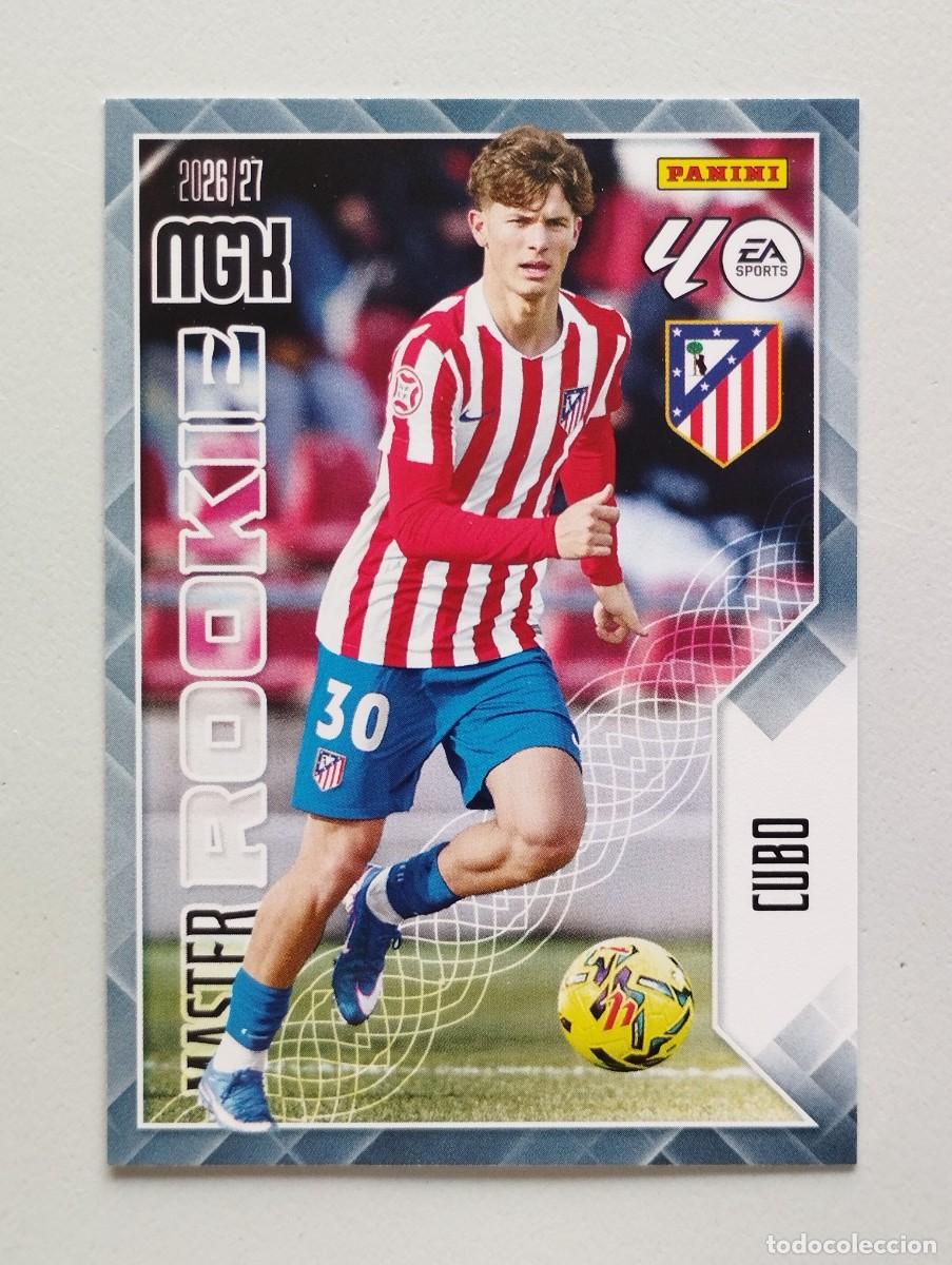 Cromos de Futebol: CROMO CARD 2026 2027 MEGACRACKS 27 26 MGK PANINI MASTER ROOKIE CUBO 410 ATLETICO DE MADRID