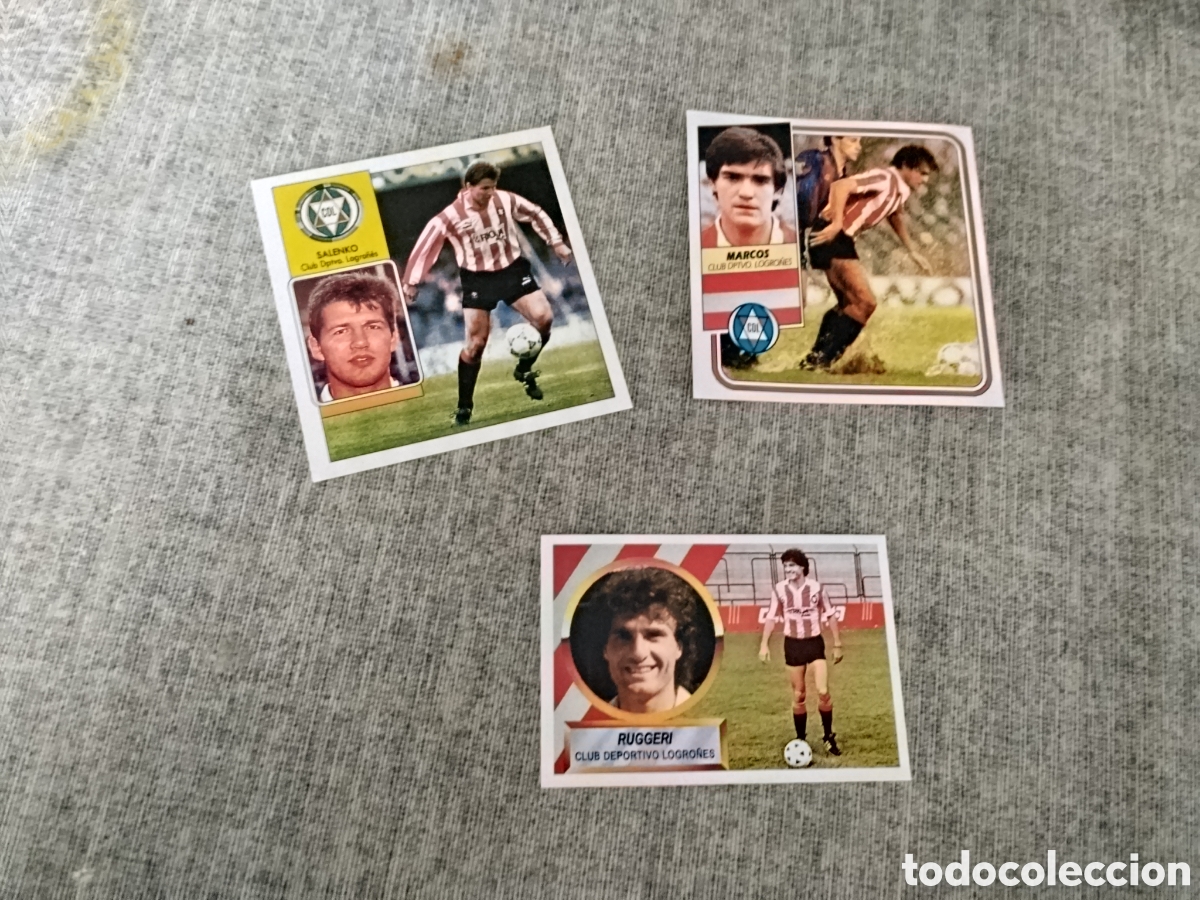 Cromos de Futebol: ED. ESTE ( 3 CROMOS CUSTOM ) CD LOGRO&Ntilde;&Eacute;S ( CON MARCOS ALONSO )