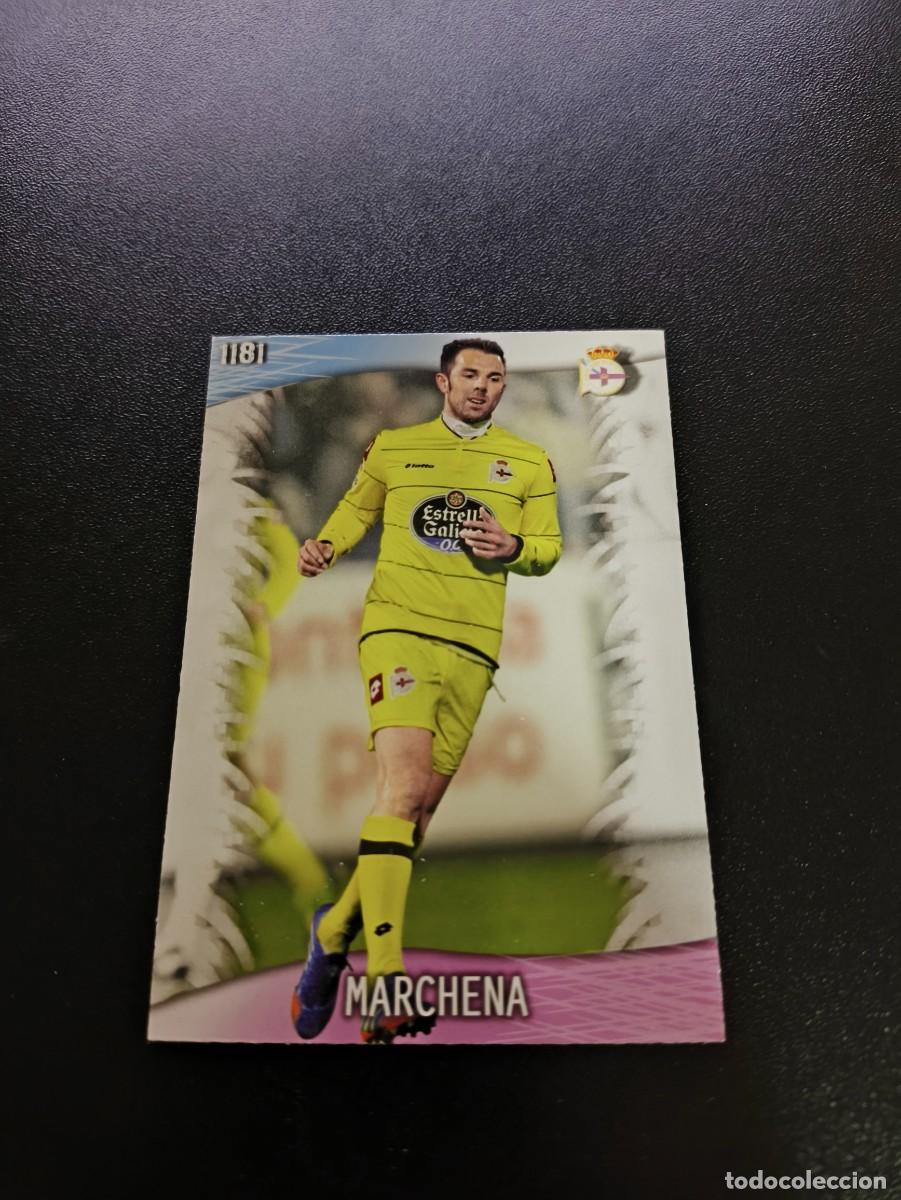 Cromos de Futebol: 1181 Marchena DEPORTIVO ULTIMA HORA II MUNDICROMO LIGA 2013 2014 13 14 PLATINUM NO PANINI ESTE