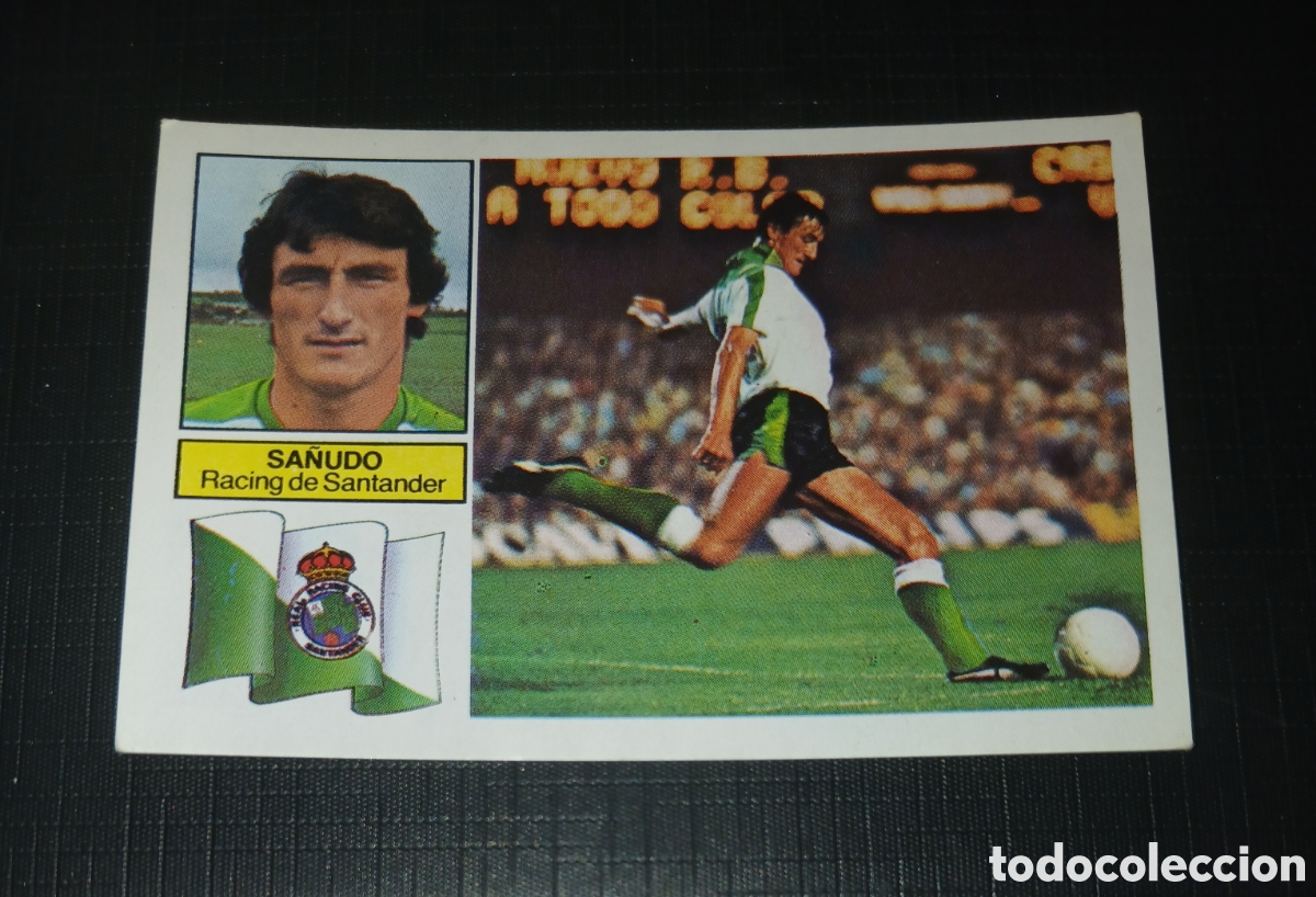 Cromos de f&uacute;tbol: Cromo Sa&ntilde;udo Racing de Santander Ed. Este Liga 1982 1983 82-83 Sin pegar, nunca