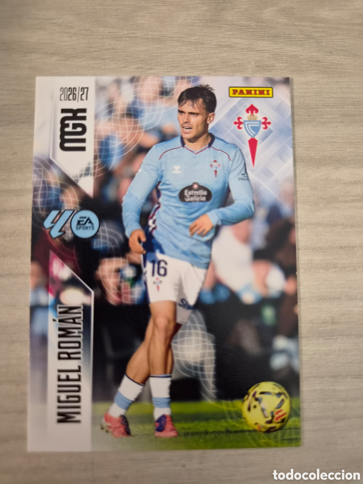 Cromos de f&uacute;tbol: N&deg;119 Celta de Vigo Miguel Rom&aacute;n Megacracks 26/27