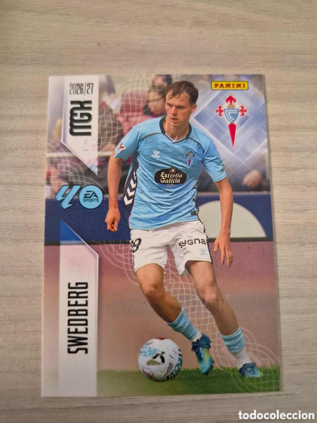 Cromos de f&uacute;tbol: N&deg;122 Celta de Vigo Swedberg Megacracks 26/27