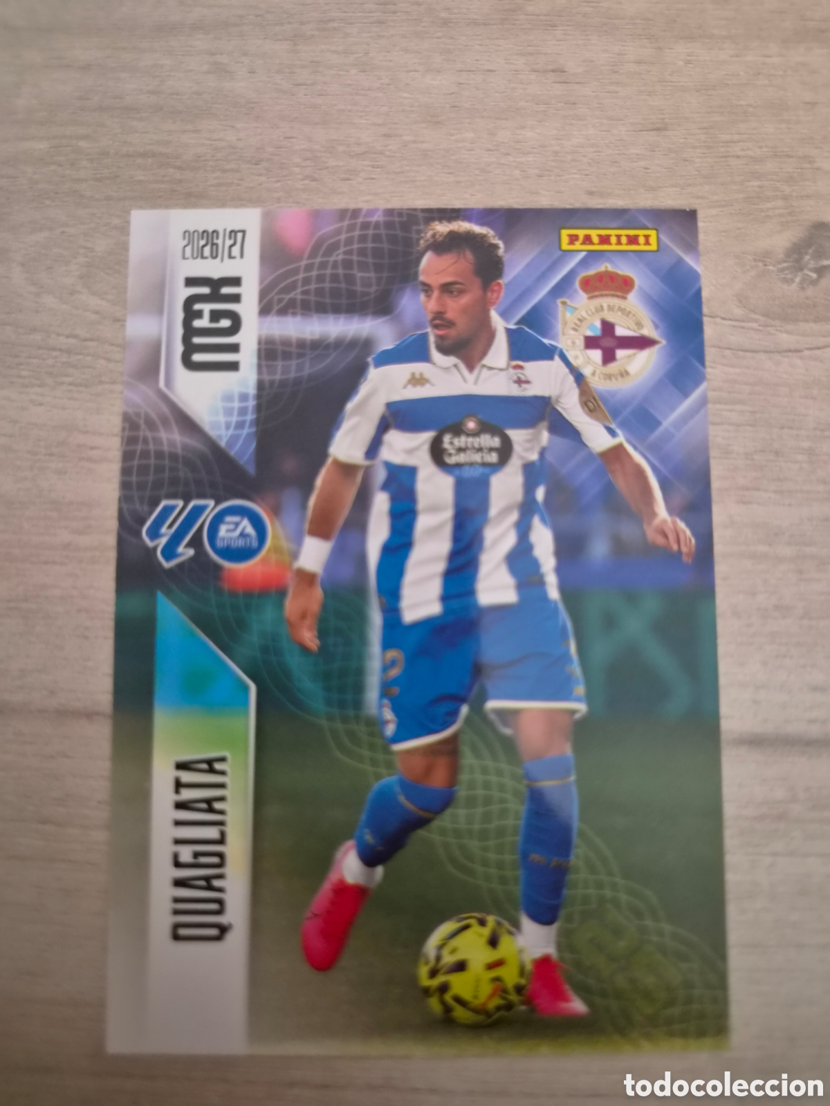 Cromos de f&uacute;tbol: N&deg;135 Deportivo La Coru&ntilde;a Quagliata Megacracks 26/27