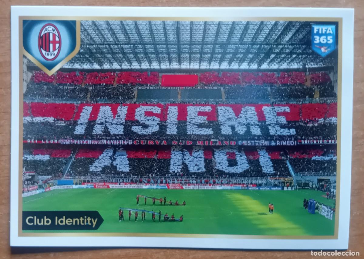 Cromos de f&uacute;tbol: Figurina Panini 2022-23 Cromo Fifa 365 2023 Club Identity AC Milan Stadio San Siro n 324
