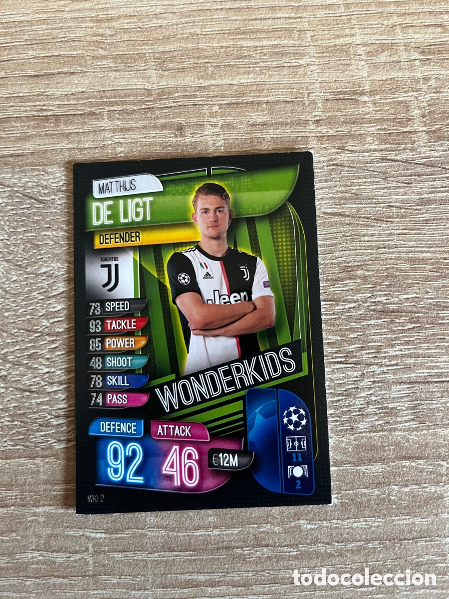 Cromos de f&uacute;tbol: WKI 2 DE LIGT WONDERKIDS MATCH ATTAX EXTRA FUTBOL TOPPS 2019 2020 19 20 JUVENTUS