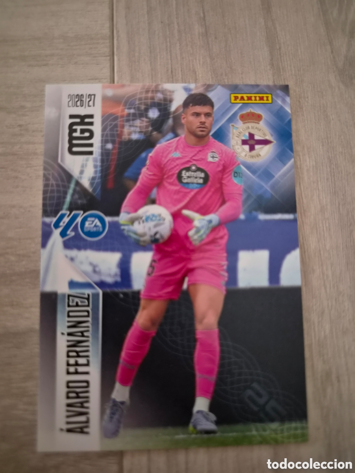 Cromos de f&uacute;tbol: N&deg;128 Deportivo La Coru&ntilde;a Alvaro Fern&aacute;ndez Megacracks 26/27