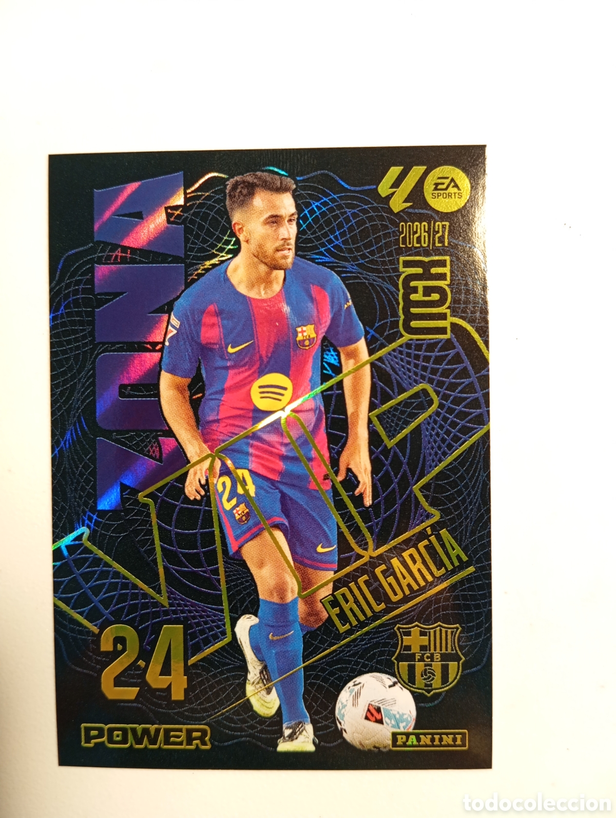 Cromos de f&uacute;tbol: 393P ERIC GARCIA ZONA VIP POWER MEGACRACKS PANINI 26 27