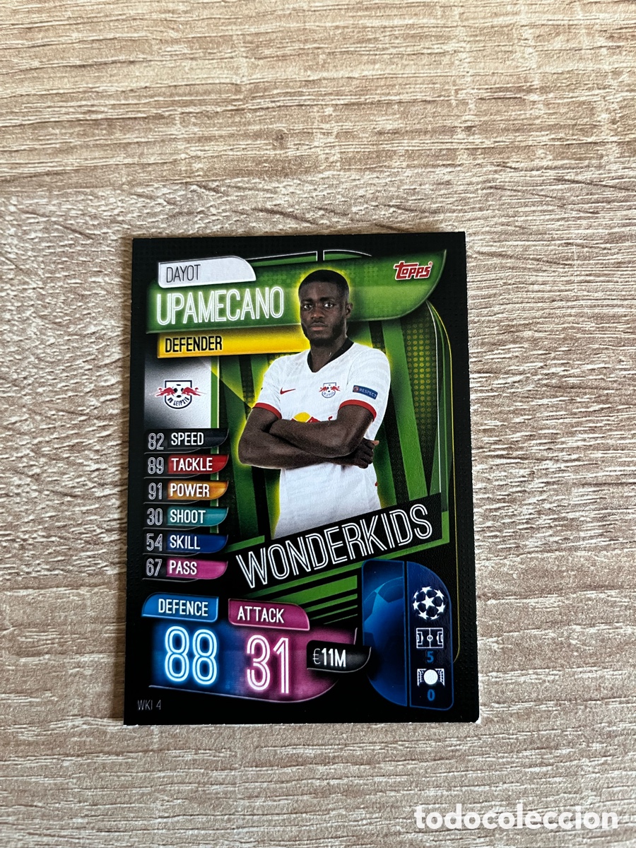 Cromos de f&uacute;tbol: WKI 4 UPAMECANO WONDERKIDS MATCH ATTAX EXTRA FUTBOL TOPPS 2019 2020 19 20 LEIPZIG