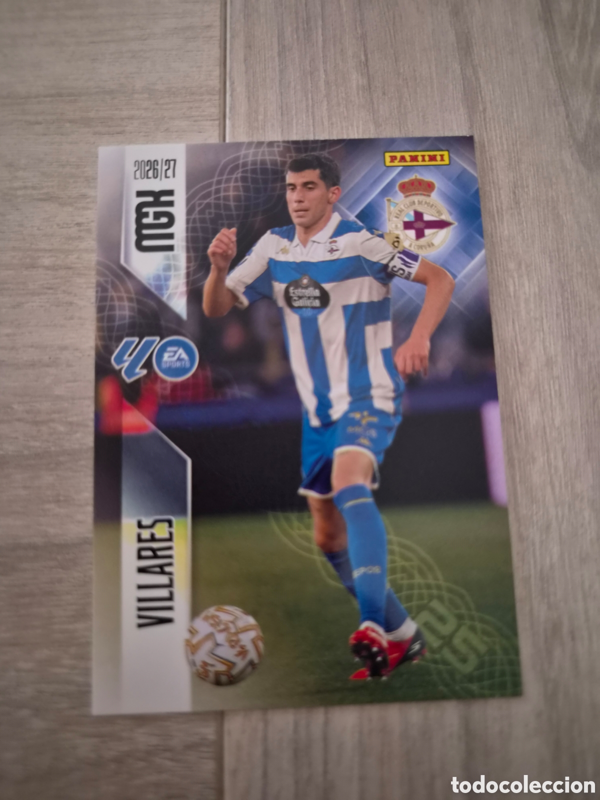 Cromos de f&uacute;tbol: N&deg;136 Deportivo La Coru&ntilde;a Villares Megacracks 26/27