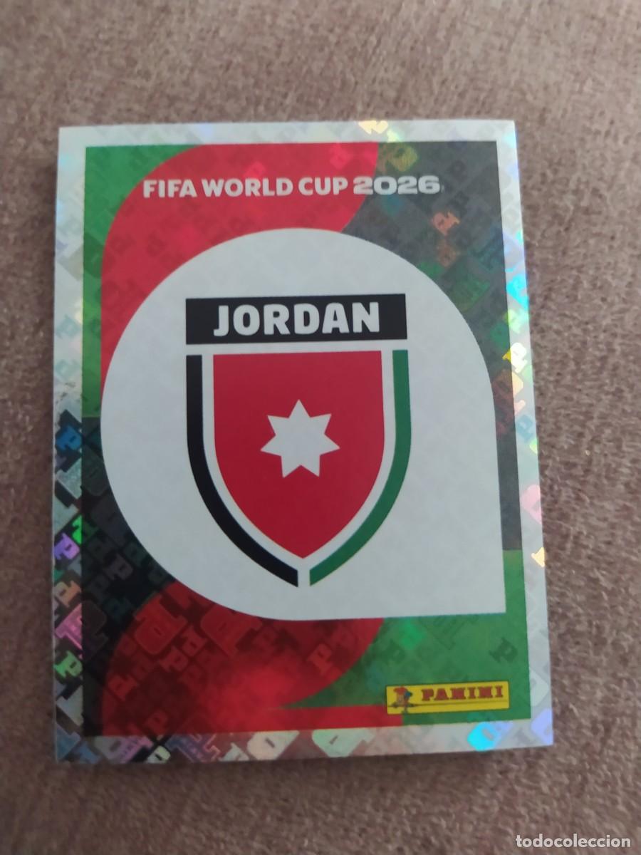 Cromos de f&uacute;tbol: JOR 01 JOR1 ESCUDO 1 Jordania Mundial 2026 Panini