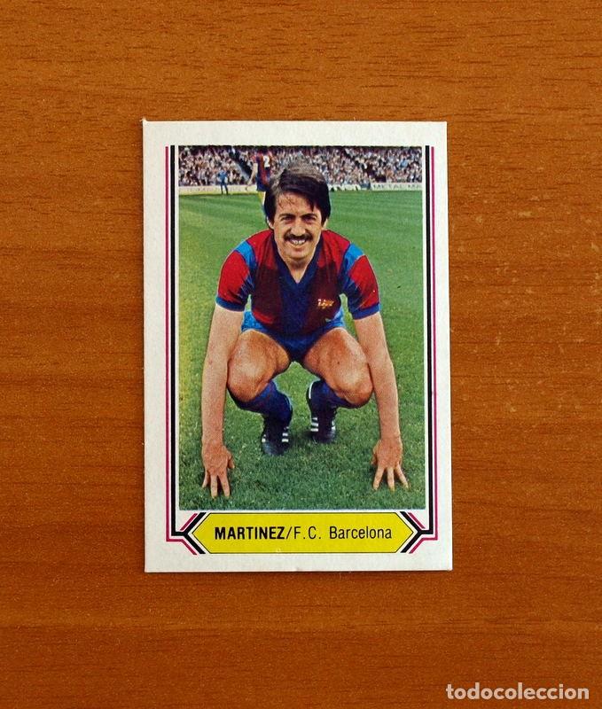 Cromos de f&uacute;tbol: Barcelona - Mart&iacute;nez - Ediciones Este Liga 1980-1981, 80-81 - Cromo Nunca pegado