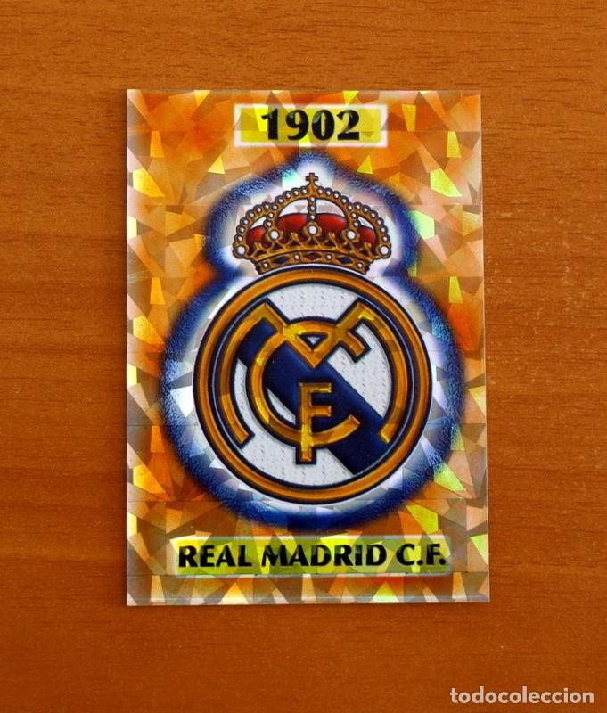Cromos de f&uacute;tbol: Real Madrid - N&ordm; 1 Escudo - Mundicromo - Las Fichas de Liga 2003-2004, 03-04