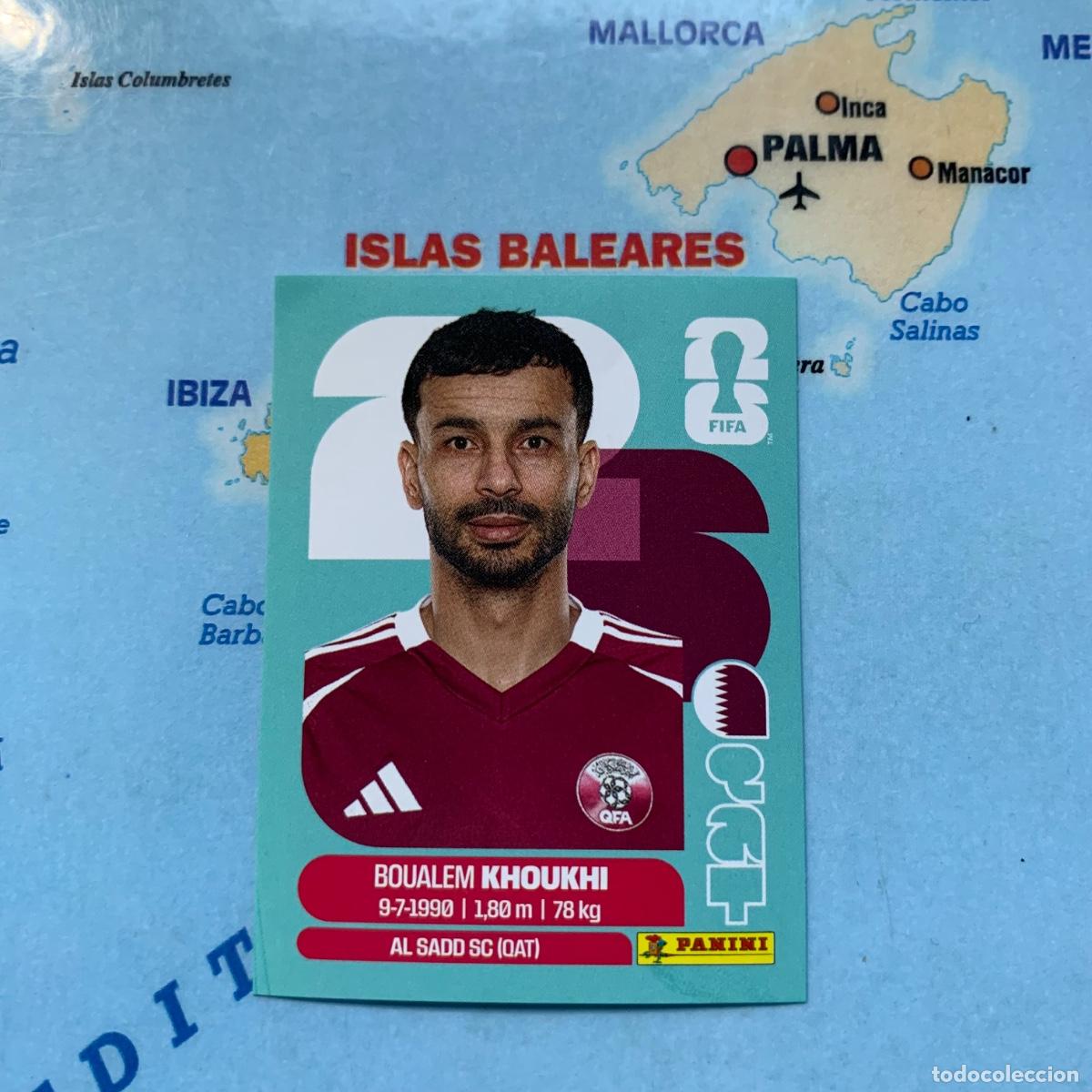 Cromos de f&uacute;tbol: Qatar numero 6 cromo panini Mundial Fifa World Cup 2026