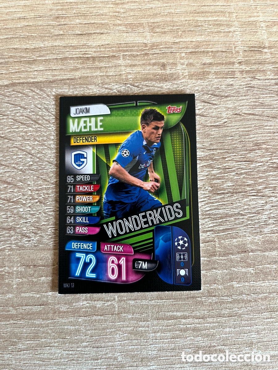 Cromos de f&uacute;tbol: WKI 13 MAEHLE WONDERKIDS MATCH ATTAX EXTRA FUTBOL TOPPS 2019 2020 19 20 GENK