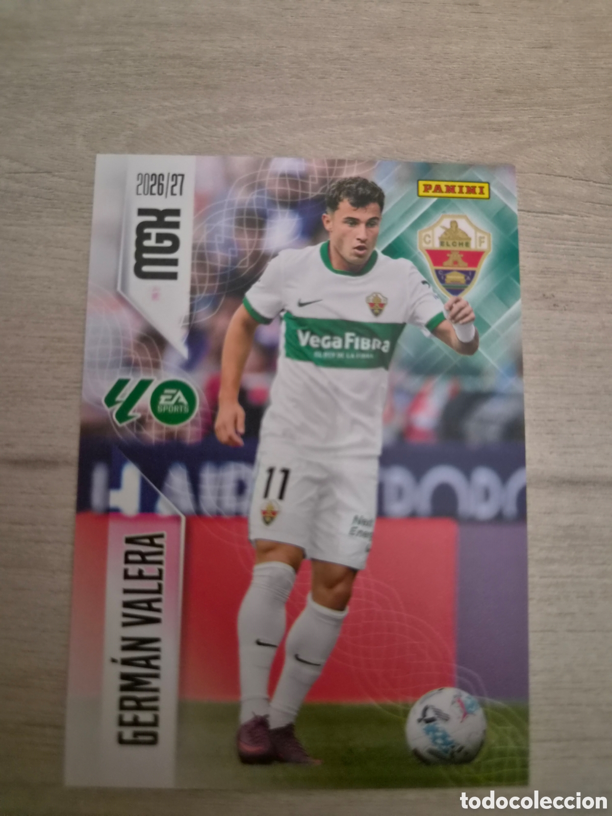 Cromos de f&uacute;tbol: N&deg;153 Elche Germ&aacute;n Valera Megacracks 26/27