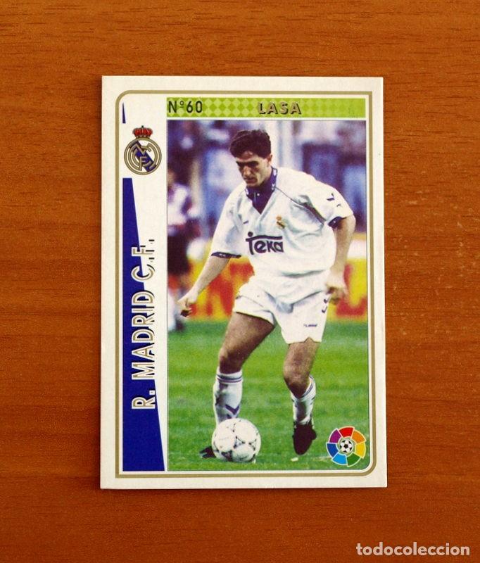 Cromos de f&uacute;tbol: Real Madrid -N&ordm; 60 Lasa -Mundicromo Las Fichas de la Liga 1994-1995-94-95