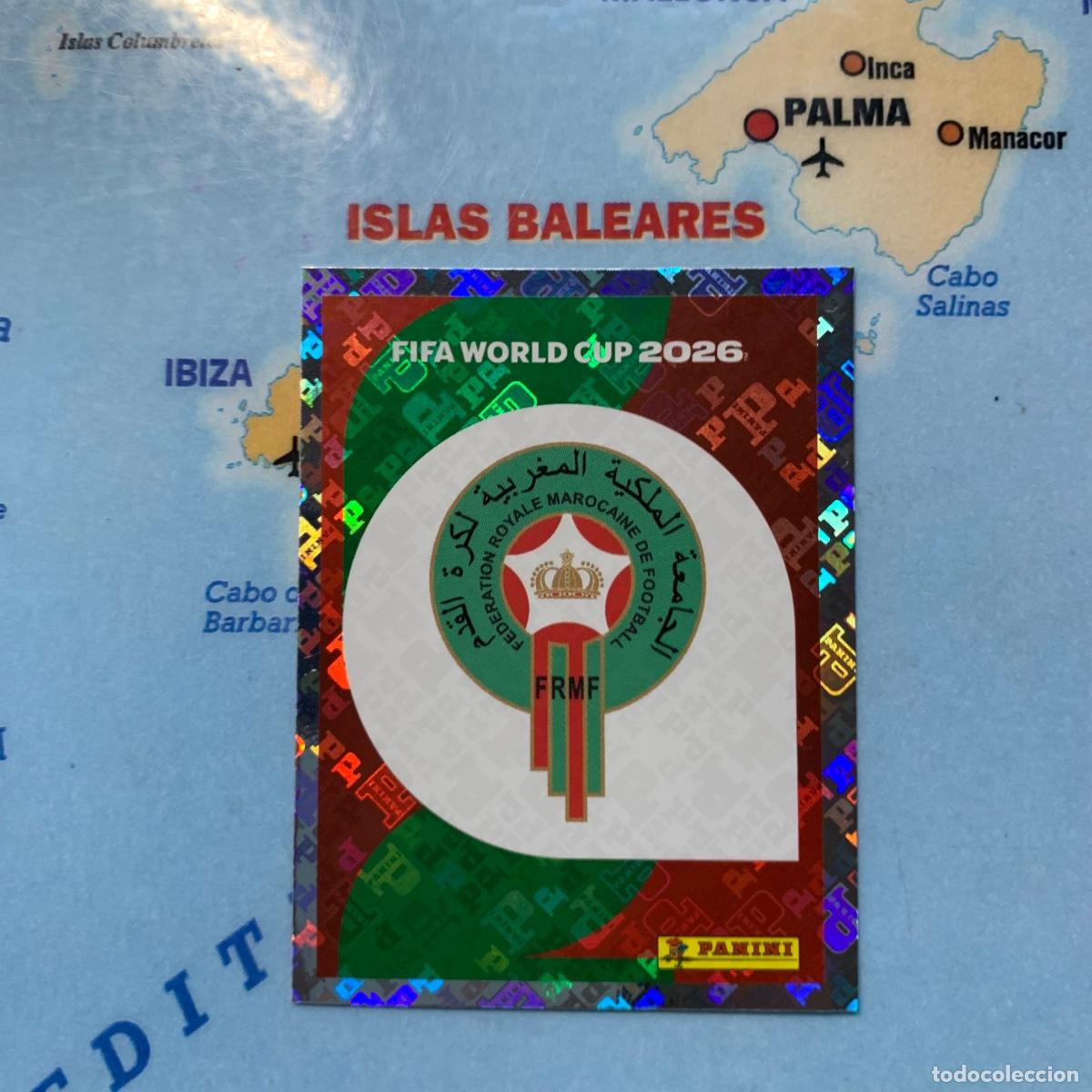 Cromos de f&uacute;tbol: Marruecos n&uacute;mero 1 cromo panini Mundial Fifa World Cup 2026