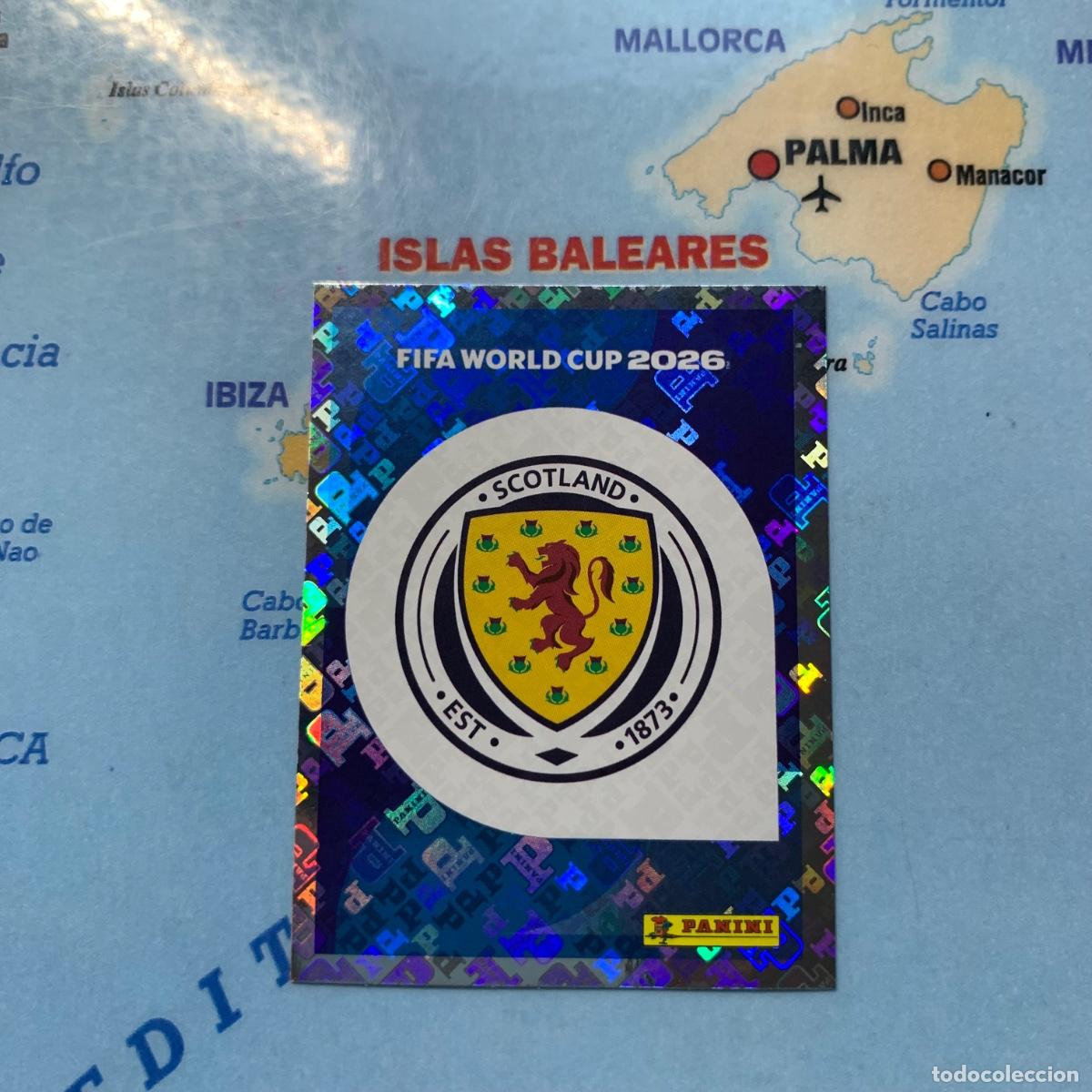 Cromos de f&uacute;tbol: Escocia n&uacute;mero 1 cromo panini Mundial Fifa World Cup 2026