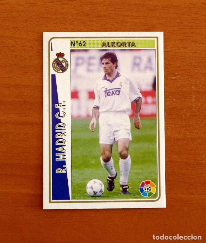 Cromos de f&uacute;tbol: Real Madrid -N&ordm; 62 Alkorta -Mundicromo Las Fichas de la Liga 1994-1995-94-95