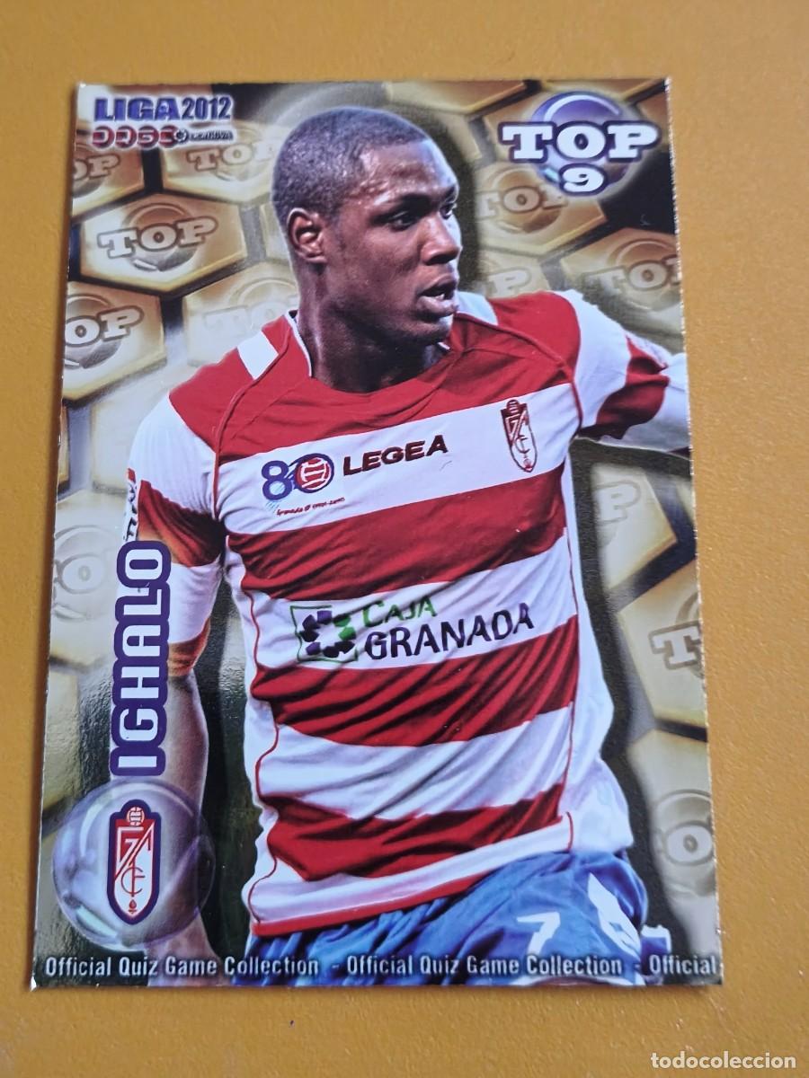 Cromos de f&uacute;tbol: ighalo, liga 2012 top