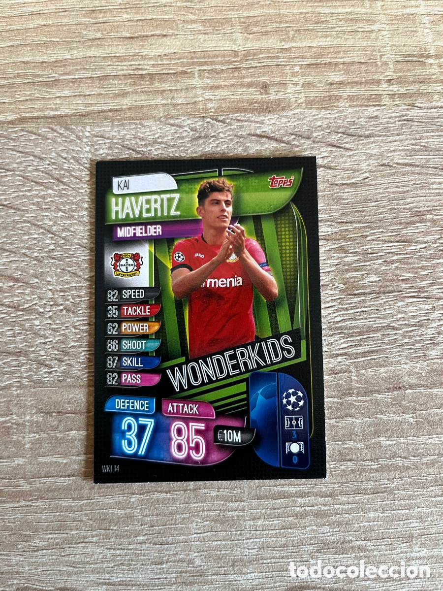 Cromos de f&uacute;tbol: WKI 14 HAVERTZ WONDERKIDS MATCH ATTAX EXTRA FUTBOL TOPPS 2019 2020 19 20 BAYER LEVERKUSEN
