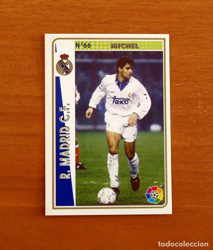 Cromos de f&uacute;tbol: Real Madrid -N&ordm; 66 Michel -Mundicromo Las Fichas de la Liga 1994-1995-94-95