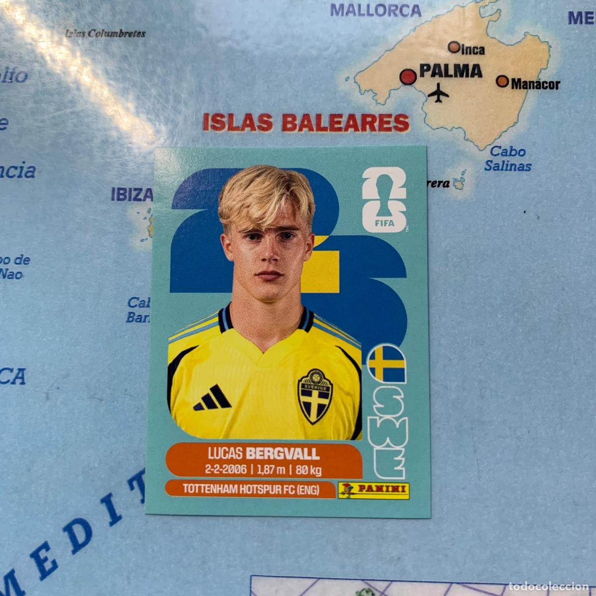 Cromos de f&uacute;tbol: Suecia n&uacute;mero 8 cromo panini Mundial Fifa World Cup 2026