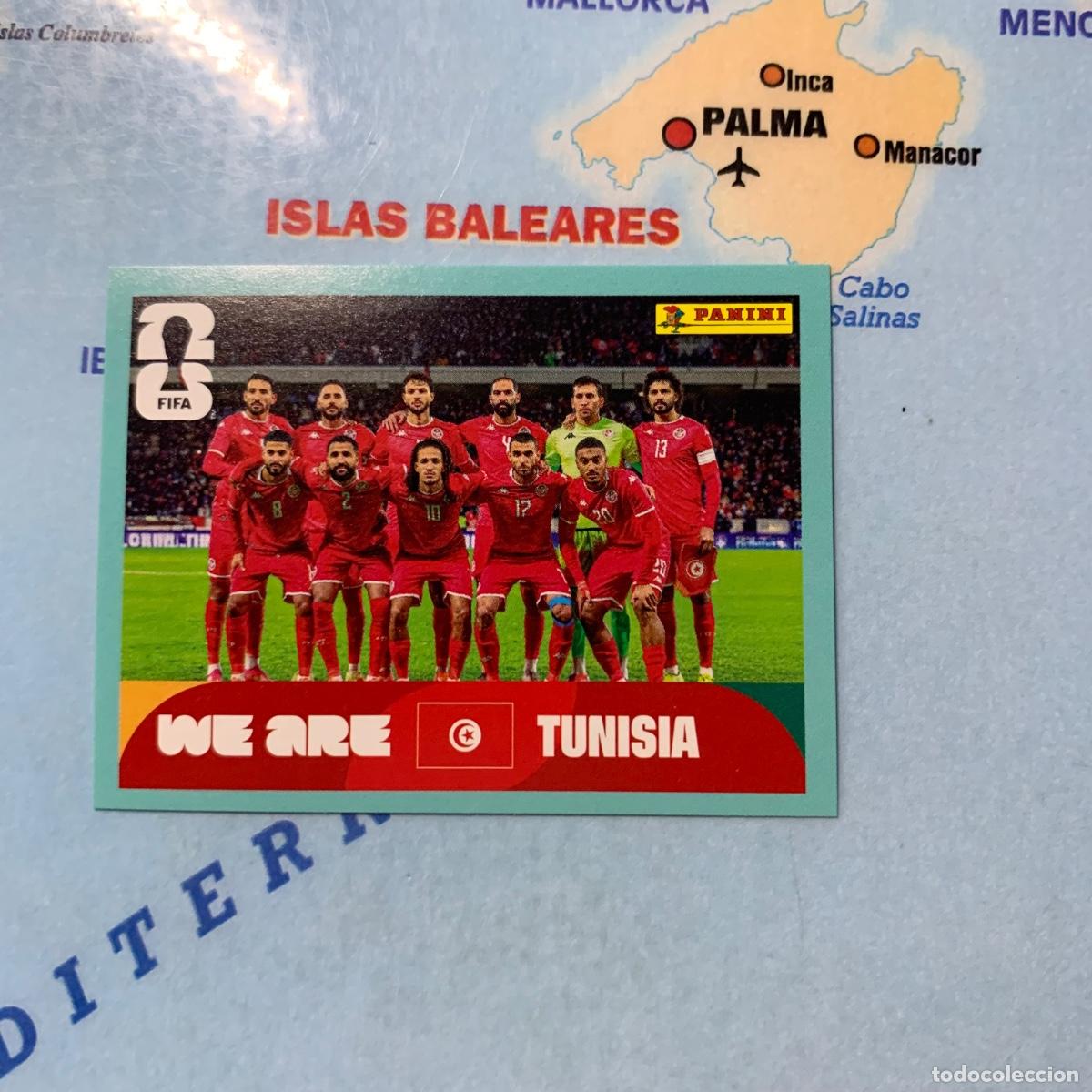 Cromos de f&uacute;tbol: Tunez n&uacute;mero 13 cromo panini Mundial Fifa World Cup 2026