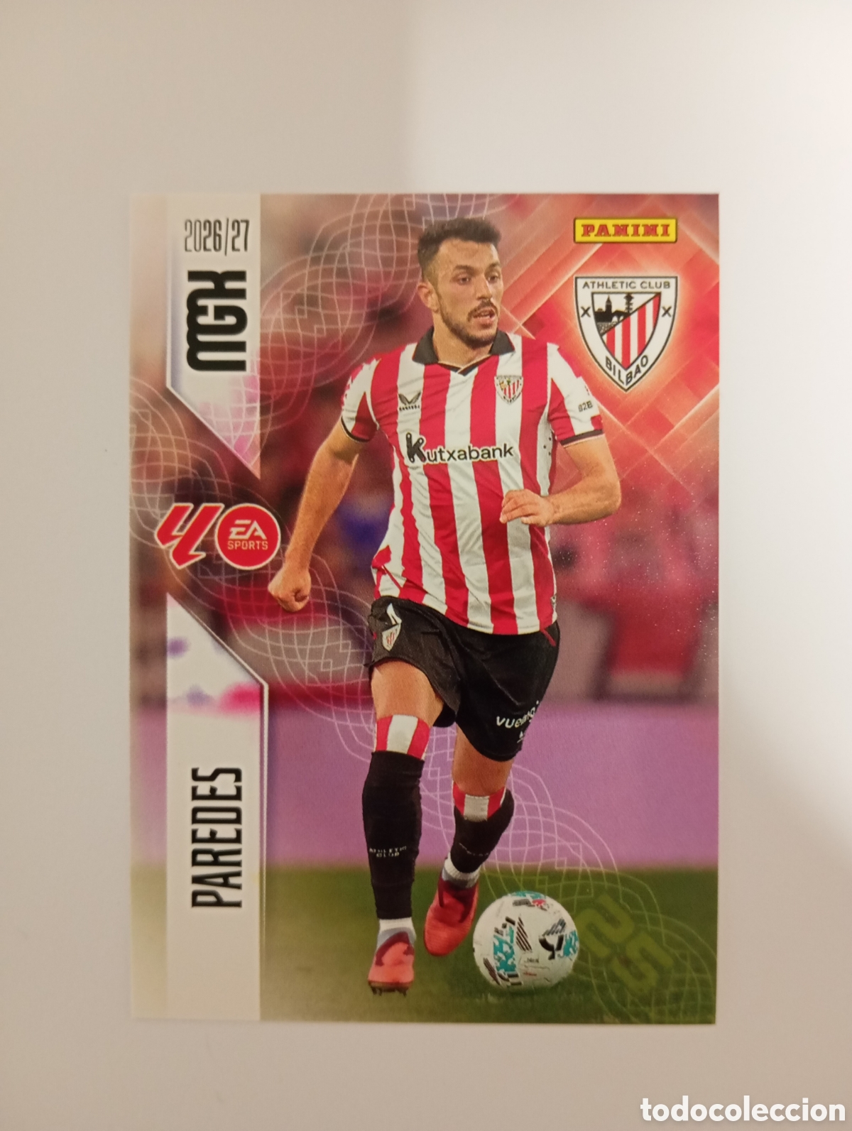 Cromos de f&uacute;tbol: 42 PAREDES MEGACRACKS PANINI 26 27
