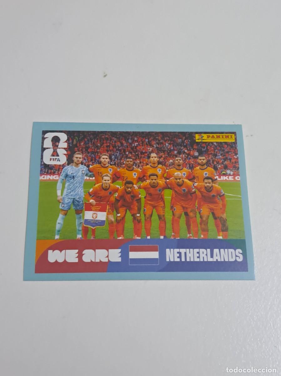 Cromos de f&uacute;tbol: CROMO MUNDIAL 2026 NED 13 ALINEACION PAISES BAJOS HOLANDA WORLD CUP 2026 PANINI