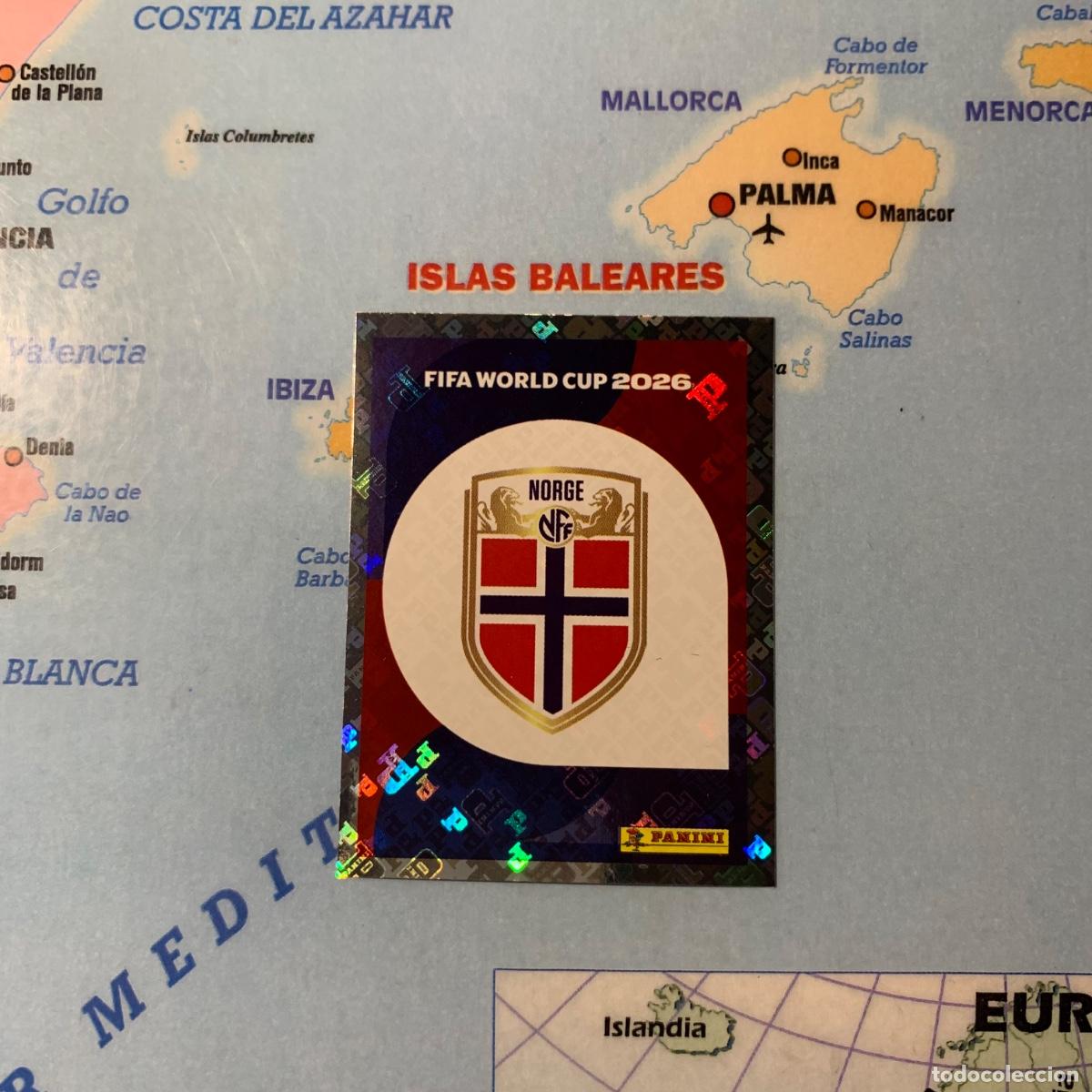 Cromos de f&uacute;tbol: Noruega n&uacute;mero 1 cromo panini Mundial Fifa World Cup 2026
