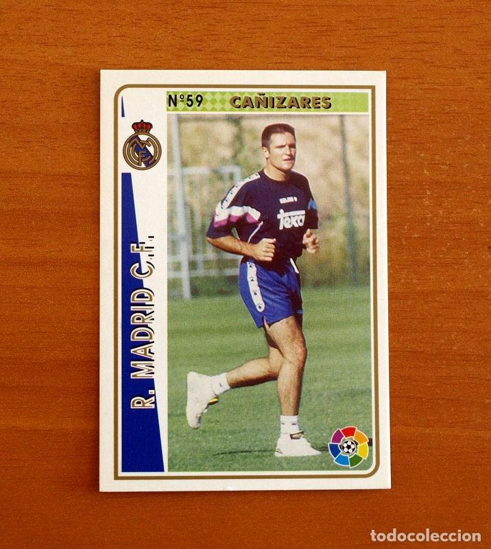 Cromos de Futebol: Real Madrid -N&ordm; 59 Ca&ntilde;izares -Mundicromo Las Fichas de la Liga 1994-1995-94-95