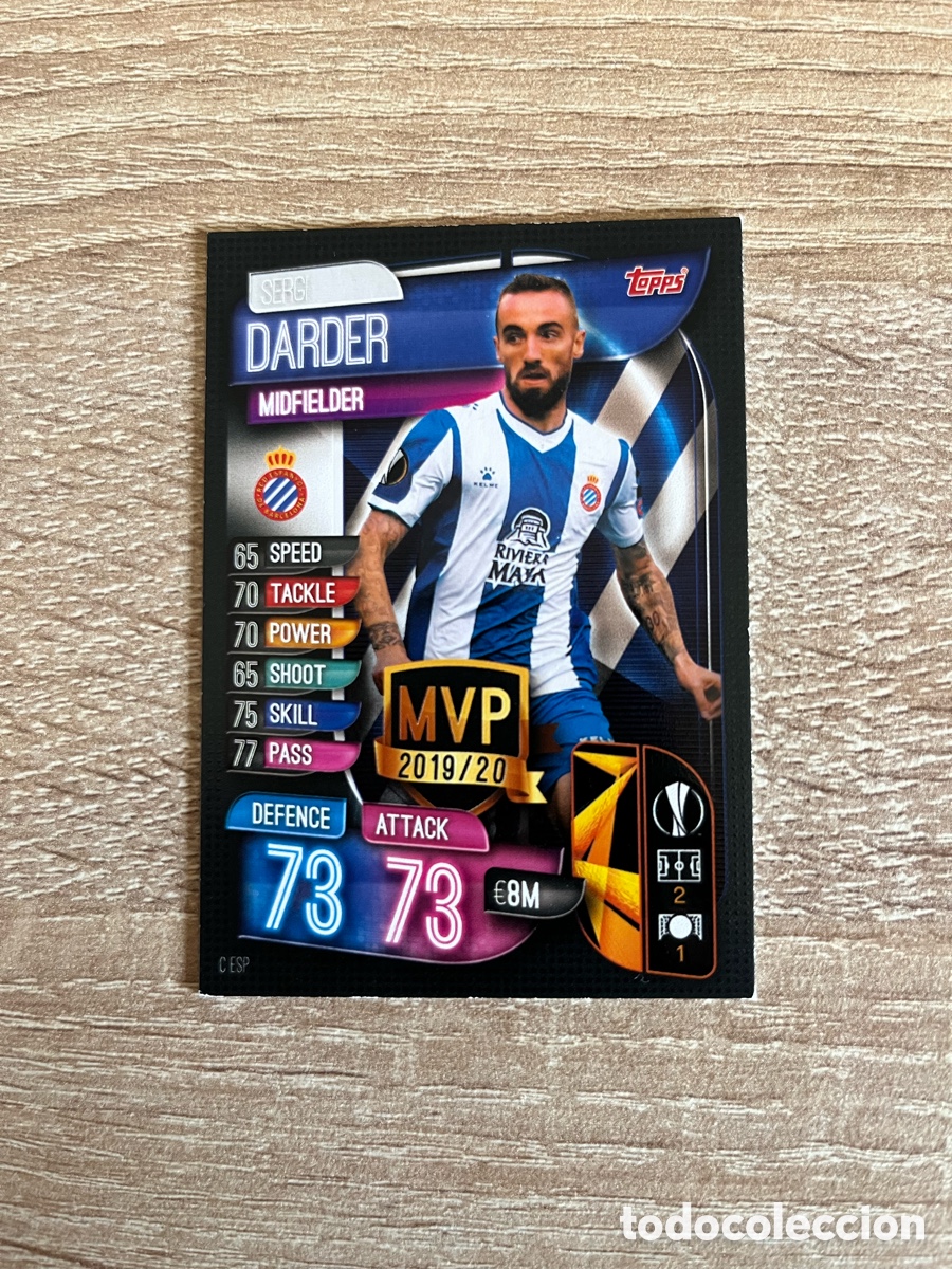 Cromos de Futebol: C ESP DARDER MPV 2019/20 MATCH ATTAX EXTRA FUTBOL TOPPS 2019 2020 19 20 ESPANYOL ESPA&Ntilde;OL