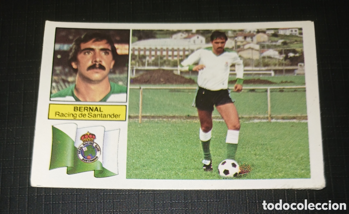 Cromos de Futebol: Cromo Bernal Racing de Santander Ed. Este Liga 1982 1983 82-83 Sin pegar, nunca pegado