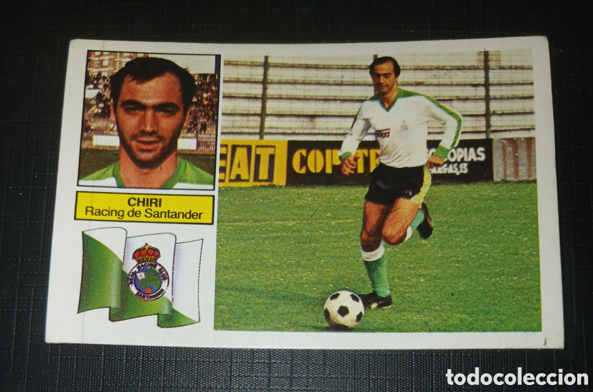 Cromos de f&uacute;tbol: Cromo Chiri Racing de Santander Ed. Este Liga 1982 1983 82-83 Sin pegar, nunca pegado