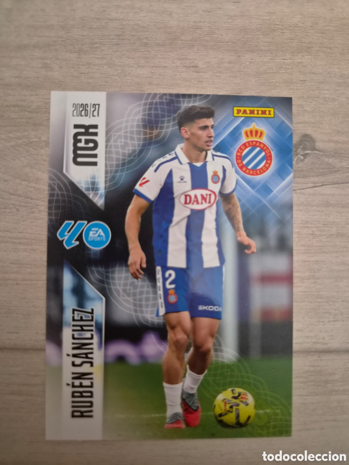 Cromos de f&uacute;tbol: N&deg;167 Espanyol Rub&eacute;n S&aacute;nchez Megacracks 26/27