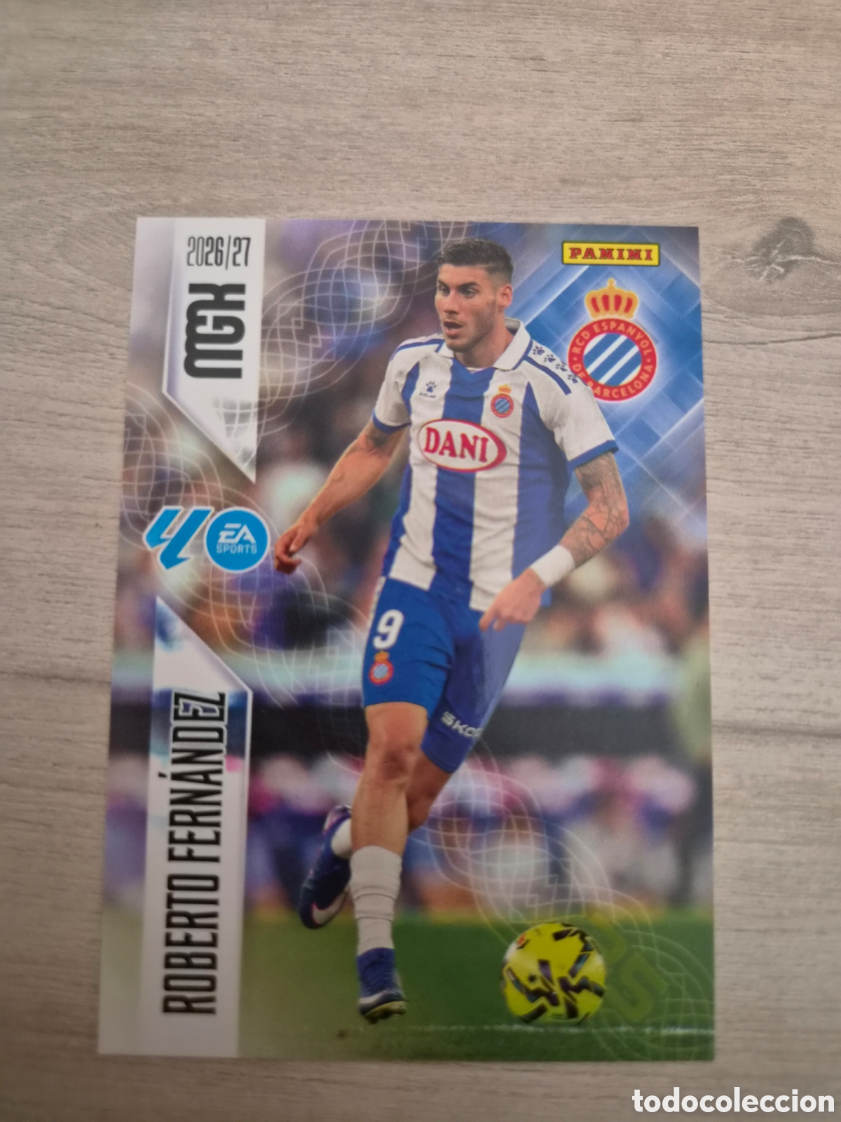 Cromos de f&uacute;tbol: N&deg;178 Espanyol Roberto Fern&aacute;ndez Megacracks 26/27