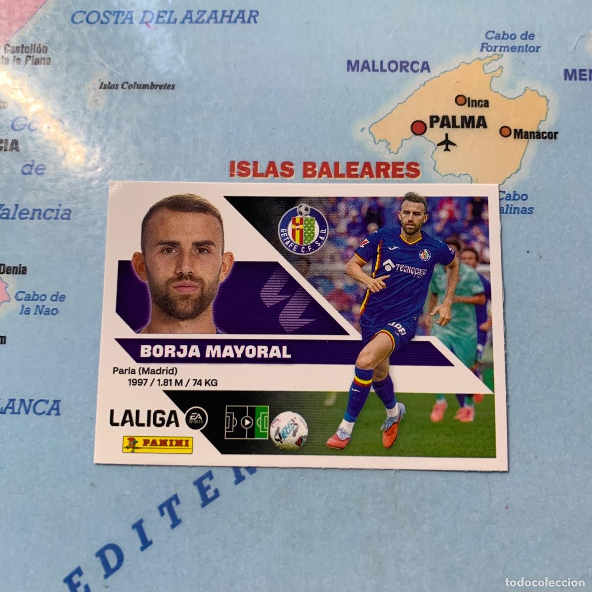 Cromos de f&uacute;tbol: Borja Mayoral n&uacute;mero 18 del Getafe cromo liga este 26-27 2026-2027