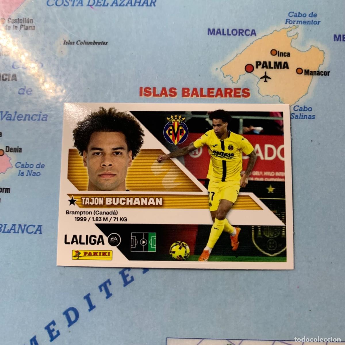 Cromos de f&uacute;tbol: Buchanan n&uacute;mero 15 del Villarreal cromo liga este 26-27 2026-2027