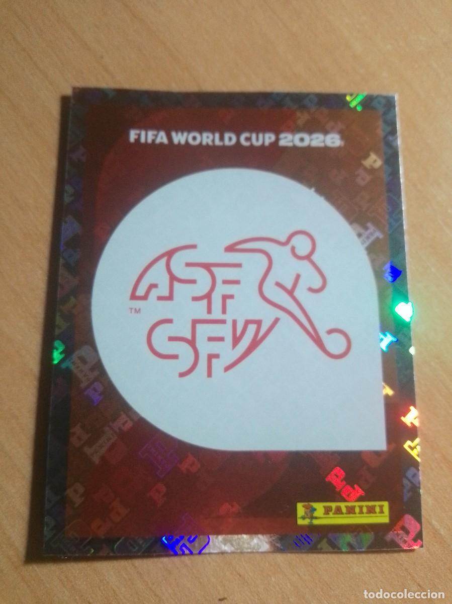 Cromos de f&uacute;tbol: ESCUDO SUIZA SUI 1 MUNDIAL FIFA WORLD CUP 2026 26 PANINI STICKERS NUEVO