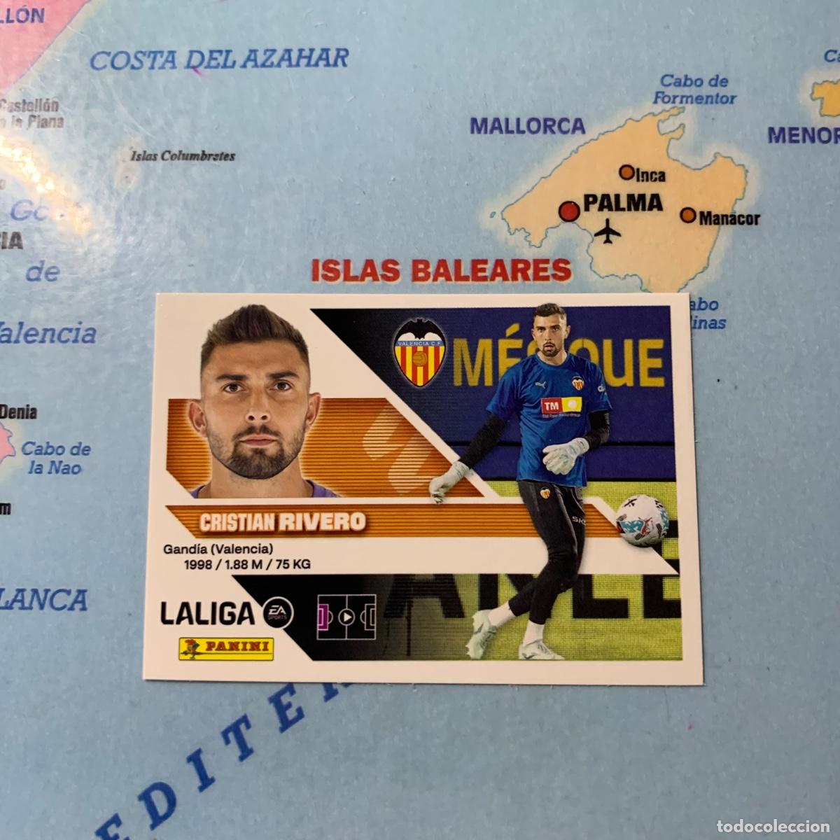 Cromos de f&uacute;tbol: Rivero n&uacute;mero 4 del Valencia cromo liga este 26-27 2026-2027