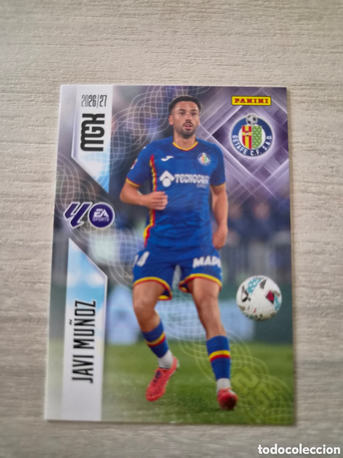 Cromos de f&uacute;tbol: N&deg;191 Getafe Javi Mu&ntilde;oz Megacracks 26/27