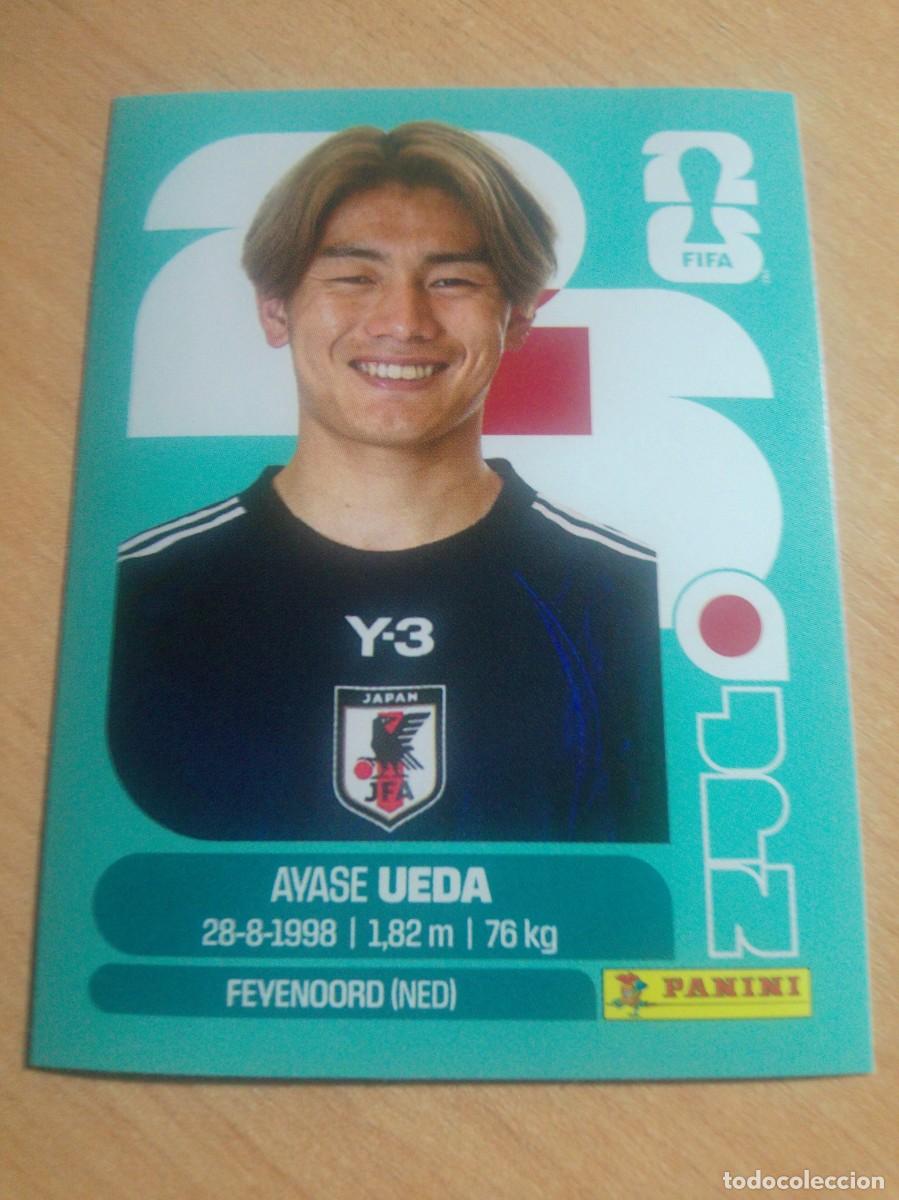 Fu&szlig;ball-Sticker: UEDA JAP&Oacute;N JPN 20 MUNDIAL FIFA WORLD CUP 2026 26 PANINI STICKERS NUEVO